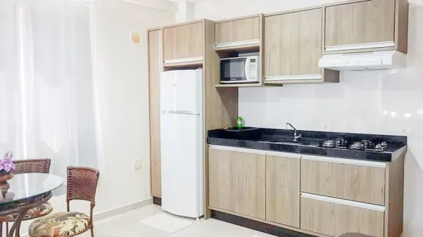 Cozinha equipada dos Apartamentos 104 e 204